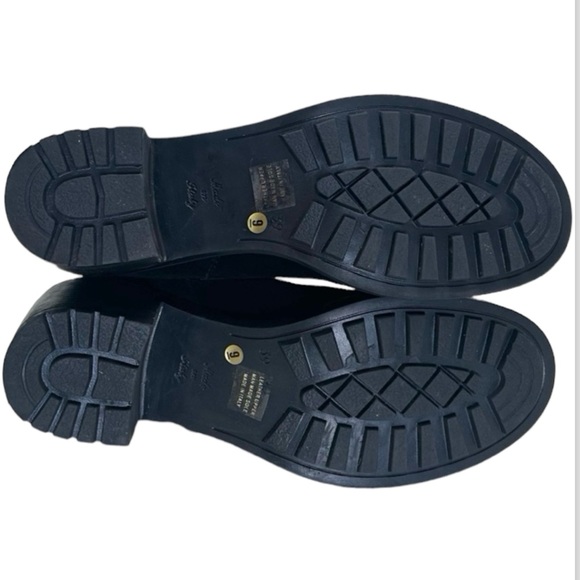 EMANUELE CRASTO Black Suede Leather Chelsea Lug Sole Boots EU 39=8.5-9 - Picture 7 of 14